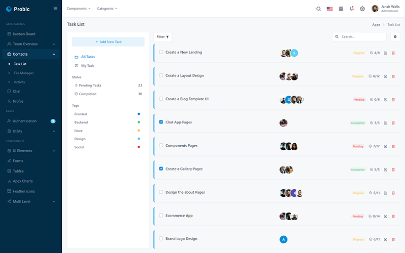 app contacts