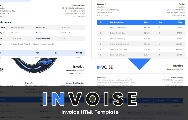 Invoise - HTML Template for Invoice